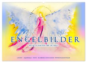 Engelbilder mit Botschaften für die Seele (Wandkalender 2024 DIN A2 quer), CALVENDO Monatskalender von Bode,  Gabriele-Diana