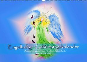 Engelhafter Geburtstagskalender (Wandkalender 2019 DIN A2 quer) von Bode,  Gabriele-Diana