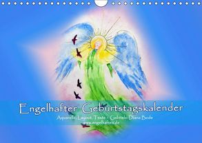 Engelhafter Geburtstagskalender (Wandkalender 2019 DIN A4 quer) von Bode,  Gabriele-Diana