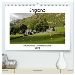 England – Faszinierende Kulturlandschaften (hochwertiger Premium Wandkalender 2024 DIN A2 quer), Kunstdruck in Hochglanz von Hallweger,  Christian