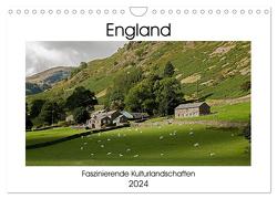 England – Faszinierende Kulturlandschaften (Wandkalender 2024 DIN A4 quer), CALVENDO Monatskalender von Hallweger,  Christian