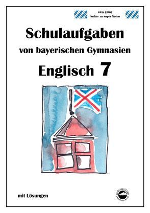 Englisch 7 (Green Line NEW) Schulaufgaben von bayerischen Gymnasien mit Lösungen von Arndt,  Monika, Schmid,  Heinrich