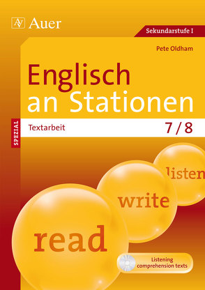Englisch an Stationen spezial Textarbeit 7-8 von Oldham,  Pete