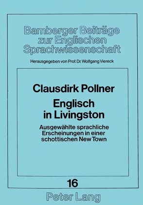 Englisch in Livingston von Viereck,  Wolfgang