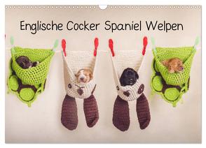 Englische Cocker Spaniel Welpen (Wandkalender 2024 DIN A3 quer), CALVENDO Monatskalender von Wobith Photography - FotosVonMaja,  Sabrina