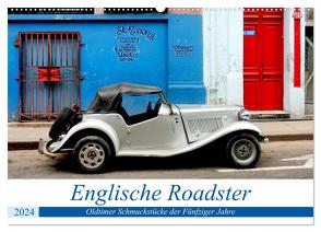 Englische Roadster – Oldtimer Schmuckstücke der Fünfziger Jahre (Wandkalender 2024 DIN A2 quer), CALVENDO Monatskalender von von Loewis of Menar,  Henning