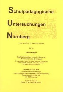 Englischunterricht in der 5. Klasse an Realschulen und Gymnasien. von Böttger,  Heiner, Nussinger,  Bernd