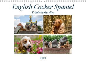 English Cocker Spaniel – Fröhliche Gesellen (Wandkalender 2019 DIN A3 quer) von Verena Scholze,  Fotodesign