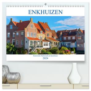 Enkhuizen – historische Hafenstadt am Ijsselmeer (hochwertiger Premium Wandkalender 2024 DIN A2 quer), Kunstdruck in Hochglanz von Müller,  Christian