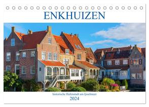 Enkhuizen – historische Hafenstadt am Ijsselmeer (Tischkalender 2024 DIN A5 quer), CALVENDO Monatskalender von Müller,  Christian