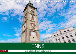 Enns, die älteste Stadt ÖsterreichsAT-Version (Wandkalender 2023 DIN A4 quer) von Simlinger,  Wolfgang