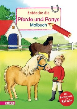 Entdecke die Pferde und Ponys Malbuch von Erler,  Isabelle, Leberer,  Sigrid