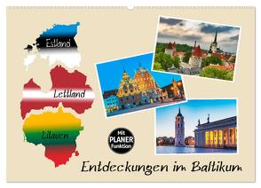 Entdeckungen im Baltikum (Wandkalender 2024 DIN A2 quer), CALVENDO Monatskalender von Kirsch,  Gunter