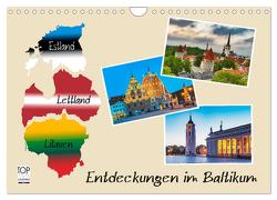 Entdeckungen im Baltikum (Wandkalender 2024 DIN A4 quer), CALVENDO Monatskalender von Kirsch,  Gunter