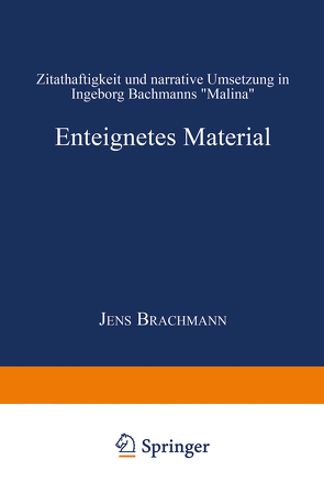 Enteignetes Material von Brachmann,  Jens
