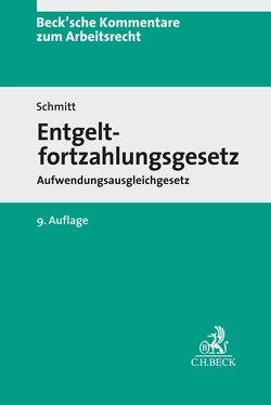 Entgeltfortzahlungsgesetz von Küfner-Schmitt,  Irmgard, Schmitt,  Laura