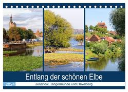 Entlang der schönen Elbe – Jerichow, Tangermünde und Havelberg (Tischkalender 2024 DIN A5 quer), CALVENDO Monatskalender von Frost,  Anja