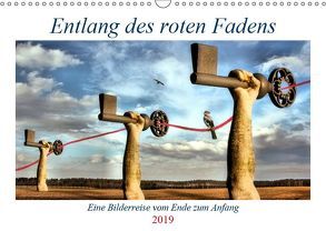 Entlang des roten Fadens (Wandkalender 2019 DIN A3 quer) von glandarius,  Garrulus