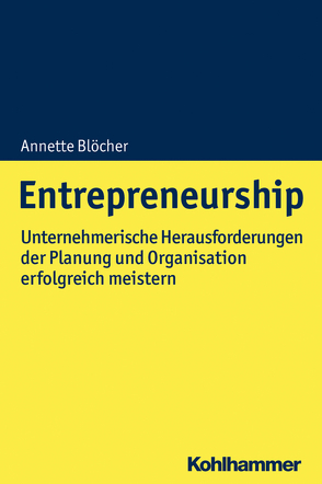 Entrepreneurship von Blöcher,  Annette
