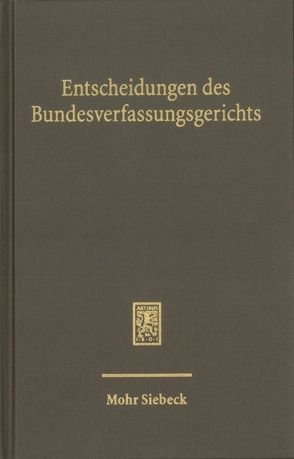 Entscheidungen des Bundesverfassungsgerichts (BVerfGE) von Bundesverfassungsgerichts,  Mitglieder des