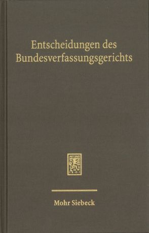 Entscheidungen des Bundesverfassungsgerichts (BVerfGE) von Bundesverfassungsgerichts,  Mitglieder des