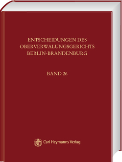 Entscheidungen des Oberverwaltungsgerichts Berlin-Brandenburg