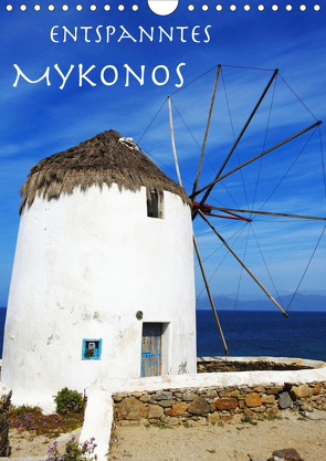 Entspanntes Mykonos (Wandkalender 2021 DIN A4 hoch) von Sommer,  Melanie