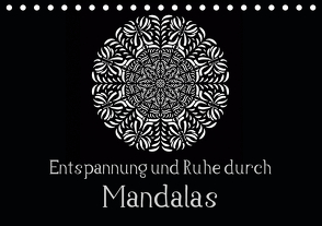 Entspannung und Ruhe durch Mandalas (Tischkalender 2021 DIN A5 quer) von Langenkamp,  Heike