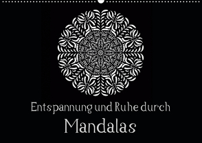 Entspannung und Ruhe durch Mandalas (Wandkalender 2021 DIN A2 quer) von Langenkamp,  Heike