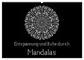 Entspannung und Ruhe durch Mandalas (Wandkalender 2024 DIN A2 quer), CALVENDO Monatskalender von Langenkamp,  Heike