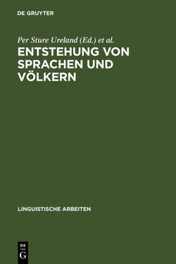 Entstehung von Sprachen und Völkern von Symposion über Sprachkontakt in Europa 6,  1984,  Mannheim, Ureland,  Per Sture