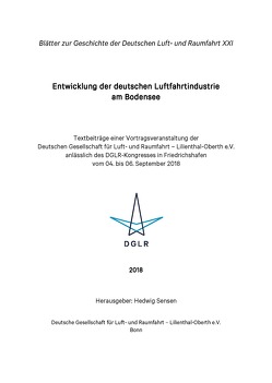 Entwicklung der deutschen Luftfahrtindustrie am Bodensee von Sensen,  Hedwig