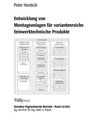 Entwicklung von Montageanlagen für variantenreiche feinwerktechnische Produkte von Hentsch,  Peter