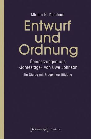 Entwurf und Ordnung von Reinhard,  Miriam N.