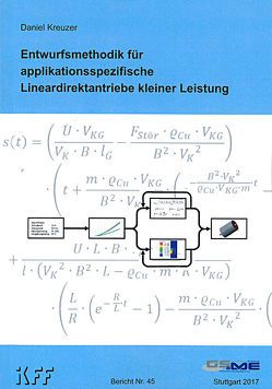 Entwurfsmethodik für applikationsspezifische Lineardirektantriebe kleiner Leistung von Kreuzer,  Daniel