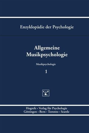 Allgemeine Musikpsychologie von Oerter,  Rolf, Stoffer,  Thomas H