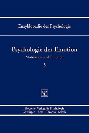 Psychologie der Emotion von Stemmler,  Gerhard