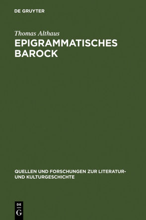 Epigrammatisches Barock von Althaus,  Thomas