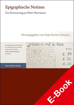 Epigraphische Notizen von Harter-Uibopuu,  Kaja