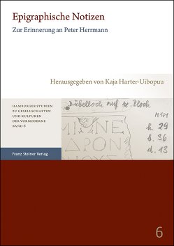 Epigraphische Notizen von Harter-Uibopuu,  Kaja