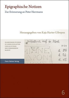 Epigraphische Notizen von Harter-Uibopuu,  Kaja