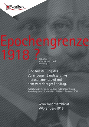 Epochengrenze 1918? von Schmidgall,  Markus