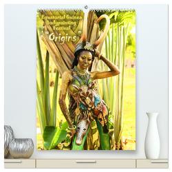 Equatorial Guinea Bodypainting Festival „Origins“ (hochwertiger Premium Wandkalender 2024 DIN A2 hoch), Kunstdruck in Hochglanz von Moisseev,  Dmitri