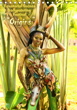 Equatorial Guinea Bodypainting Festival „Origins“ (Tischkalender 2021 DIN A5 hoch) von Moisseev,  Dmitri