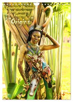 Equatorial Guinea Bodypainting Festival „Origins“ (Wandkalender 2024 DIN A4 hoch), CALVENDO Monatskalender von Moisseev,  Dmitri
