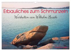 Erbauliches zum Schmunzeln – Weisheiten von Wilhelm Busch (Wandkalender 2024 DIN A3 quer), CALVENDO Monatskalender von Kruse,  Gisela
