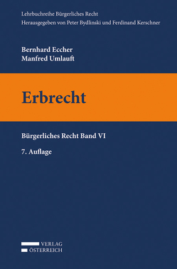 Erbrecht von Eccher,  Bernhard, Umlauft,  Manfred