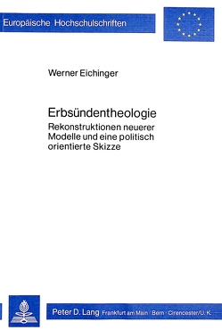 Erbsündentheologie von Eichinger,  Werner