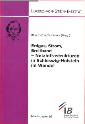 Erdgas, Strom, Breitband – Netzinfrastrukturen in Schleswig-Holstein im Wandel von Rave,  Klaus, Schlie,  Klaus, Schliesky,  Utz