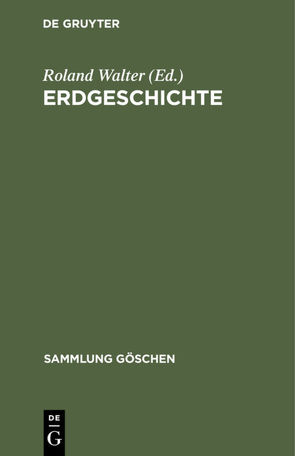 Erdgeschichte von Walter,  Roland